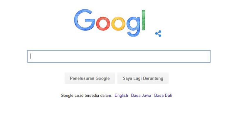 Doodle Google tanpa huruf e