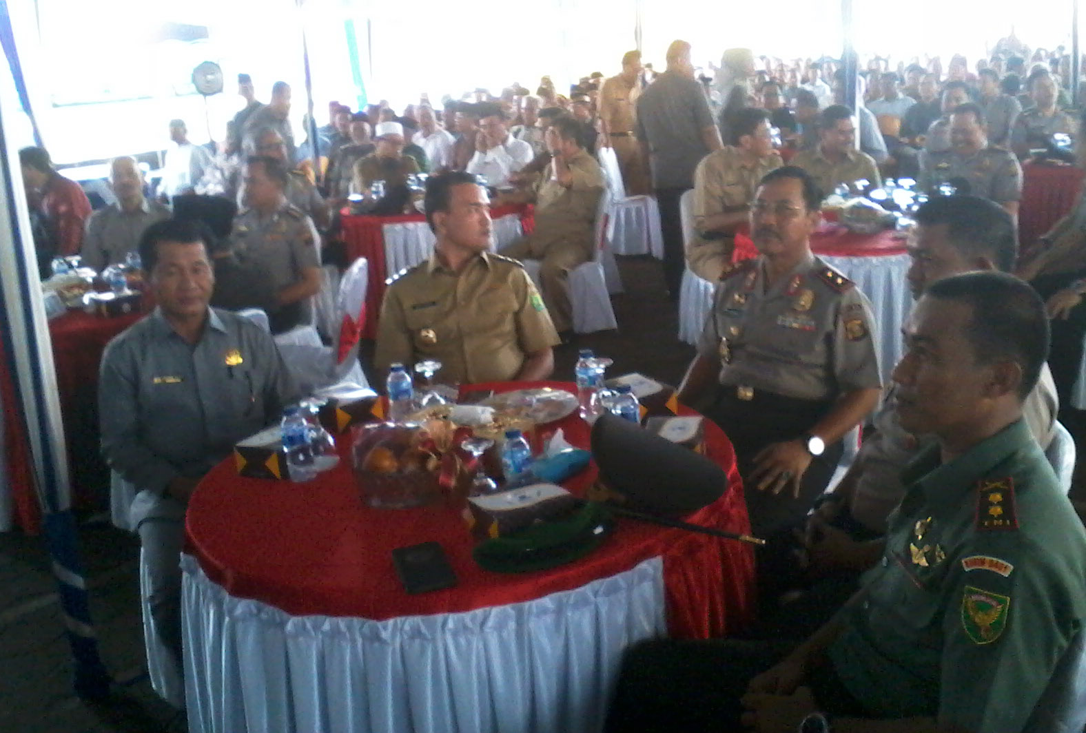 Ketua DPRD, Plt. Bupati, Kapolda, Dandim
