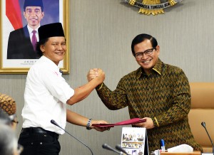 Seskab Pramono Anung Terima Asosiasi Pendamping Desa_23 Maret _foto Humas Setkab