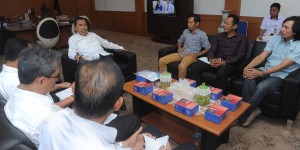 1-Wagub Menerima Komunitas Selam Observasi Pulau Maspari