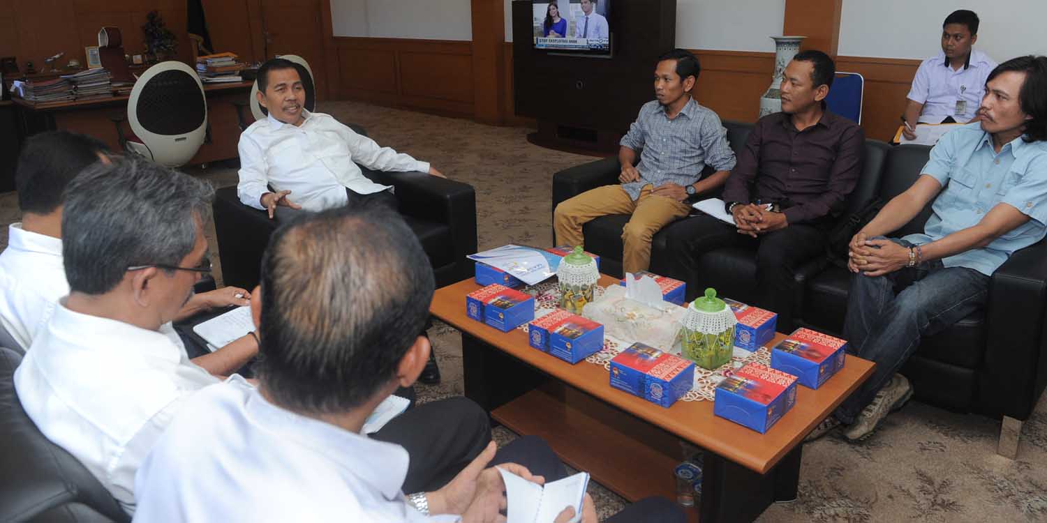 1-Wagub Menerima Komunitas Selam Observasi Pulau Maspari