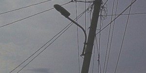 Kondisi lampu jalan di-Jalinsum desa Sukamaju