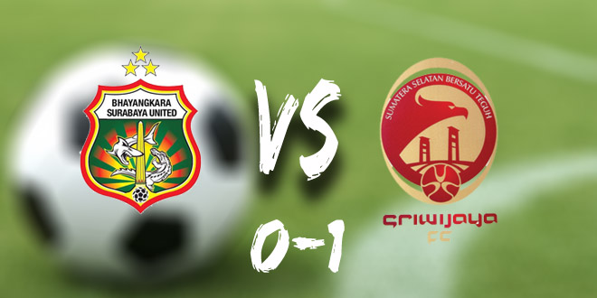 Skor Bhayangkara Surabaya United vs Sriwijaya FC