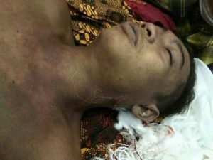 Jasadk Romi Agus Satrio yang hendak dimakamkan
