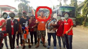 Jamal alias Oboy terduga pelaku pengeroyok Brigadir Hanafi saat rusuh di GBK