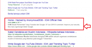 Situs ICMI di hack