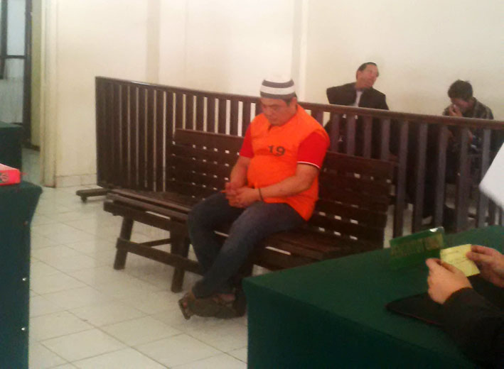 Terdakwa Alex Iskandar (39), pemilik 2000 pil ekstasi