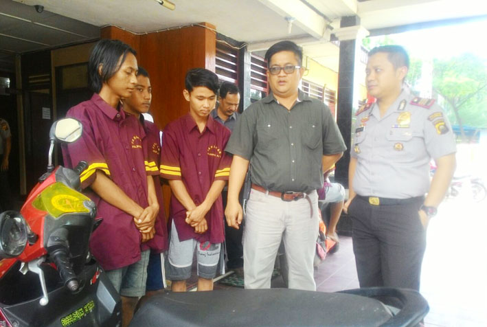 Tiga Sekawan Begal yang Berhasil diringkus