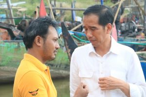 Jokowi kunker di kampung nelayan Desa Bendengan