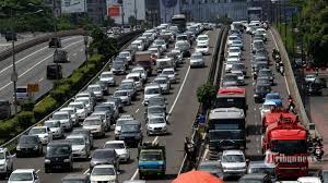 ilustrasi kepadatan jalan tol