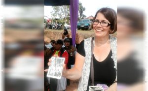 Anke Koning-Dulvelshof saat mengunjungi Kota Pendopo