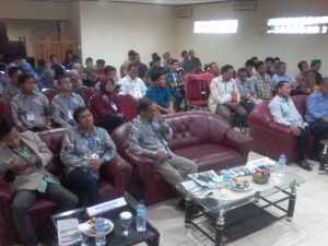 Suasana musda KAHMI MD Provinsi Babel yang digelar di Hotel Jati Wisata Pangkalpinang, Sabtu (3/9).