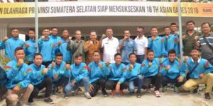 Pelepasan tim Liga Sepak Bola Pelajar U16 SYSA Muba mewakili Sumsel babak 32 besar (5)