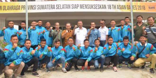 Pelepasan tim Liga Sepak Bola Pelajar U16 SYSA Muba mewakili Sumsel babak 32 besar (5)