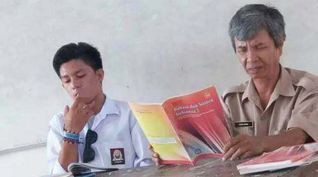 siswa makassar tak sopan