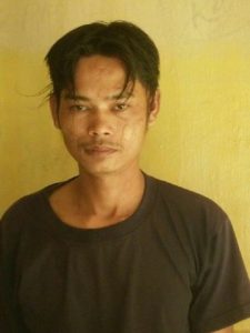 Tersangka Bentar Sundari bin Angkut.