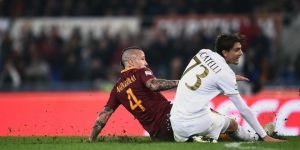 Gelandang AS Roma Radja Nainggolan