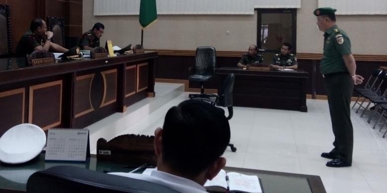 Sidang putusan mantan Dandim Makassar