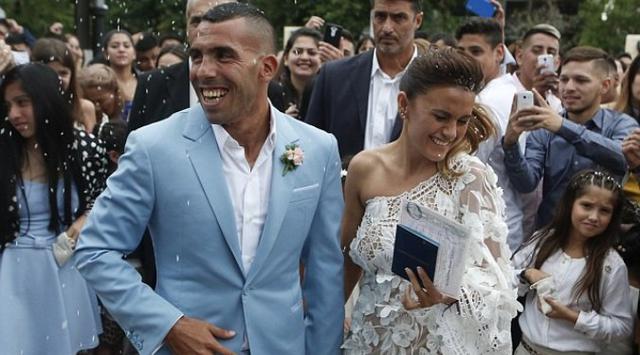 Striker Boca Juniors Carlos Tevez