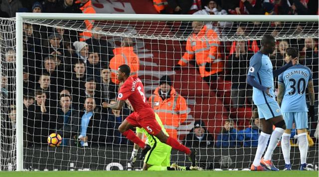 Gelandang Liverpool Georginio Wijnaldum