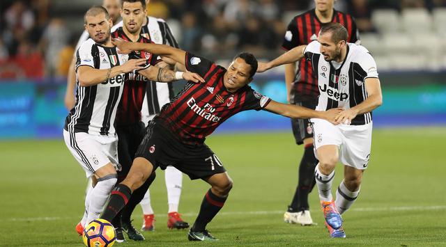 Striker AC Milan Carlos Bacca