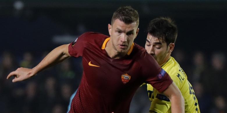 Striker AS Roma Edin Dziko