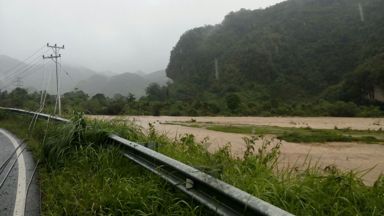 Kondisi banjir dan tanah longsor di Kab Limapuluh Kota Sumbar