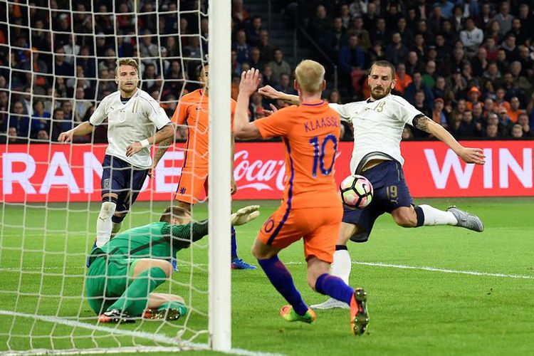 Pemain TImnas Italia Leonardo Bonucci