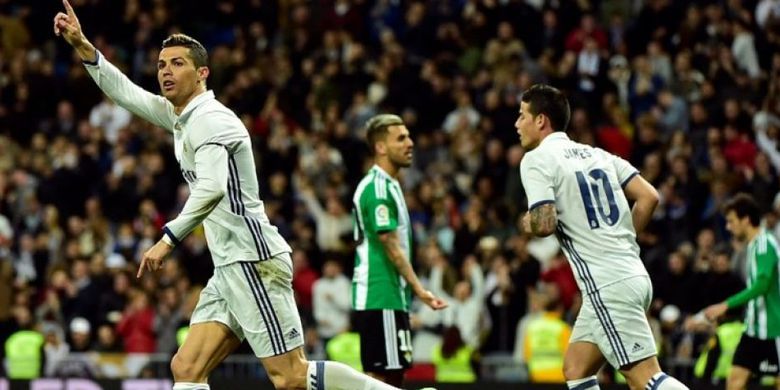 Penyerang Real Madrid Cristiano Ronaldo