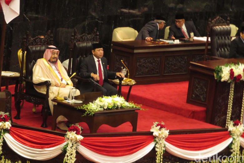 Raja Salman dan Ketua DPR RI Setya Novanto
