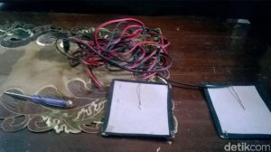Alat bukti berupa perangkat setrum