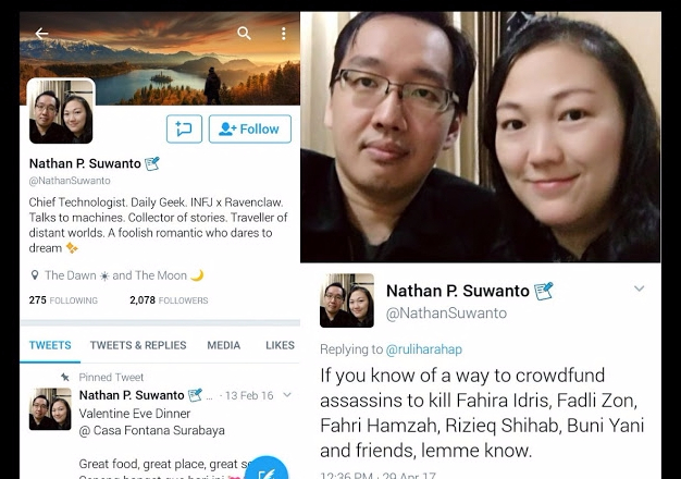 Ancaman Nathan untuk Fahira Idris dkk