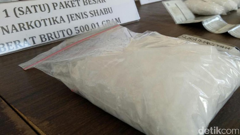 Barang bukti Narkoba jenis Sabu