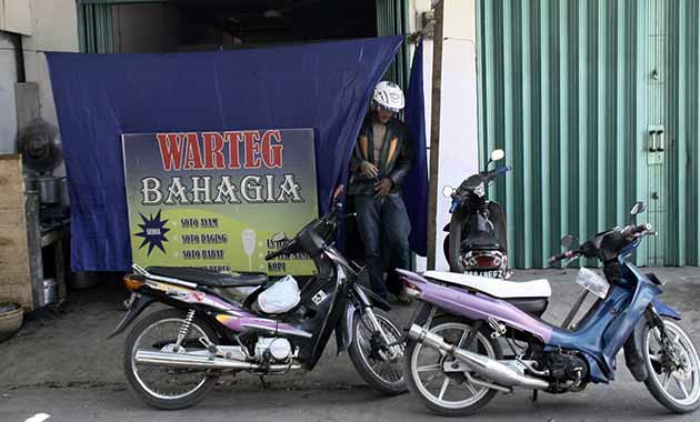 Ilustrasi warung makan saat Ramadhan