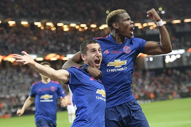 Paul Pogba dan Henrikh Mkhtaryan