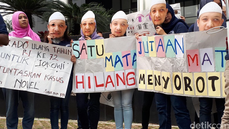 Aksi Dukung Novel Baswedan