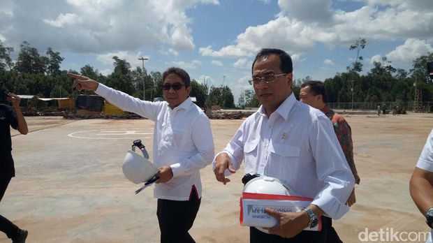 Menhub Budi Karya di Palembang
