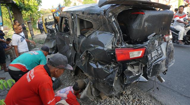 Kondisi mobil korban
