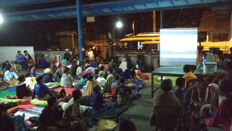 Suasana pengungsian