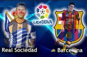 Real Sociedad vs Barcelona-bolagoll