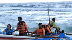 Nina saat diselamatkan tim SAR
