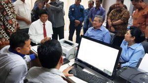 SBY dan Ani Yudhoyono di Bareskrim Polri
