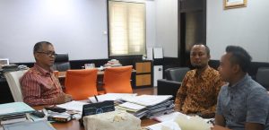 Suasana pertemuan dengan Kepala Dinas Pendidikan Sumatera Selatan, Bapak Drs. Widodo, M.Pd.