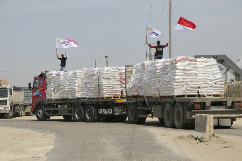 Beras Indonesia Tiba di Gaza