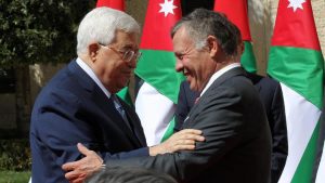 Presiden Palestina Mahmoud Abbas bertemu Raja Yordania, Abdullah II