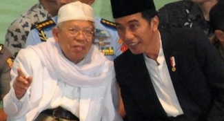 Presiden Jokowi dan KH Ma'ruf Amin