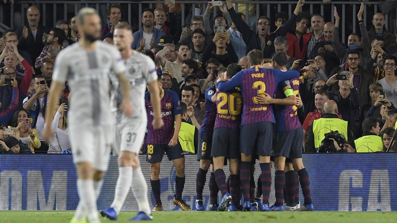 Barcelona menghadapi Inter Milan pada laga ketiga Grup B Liga Champions