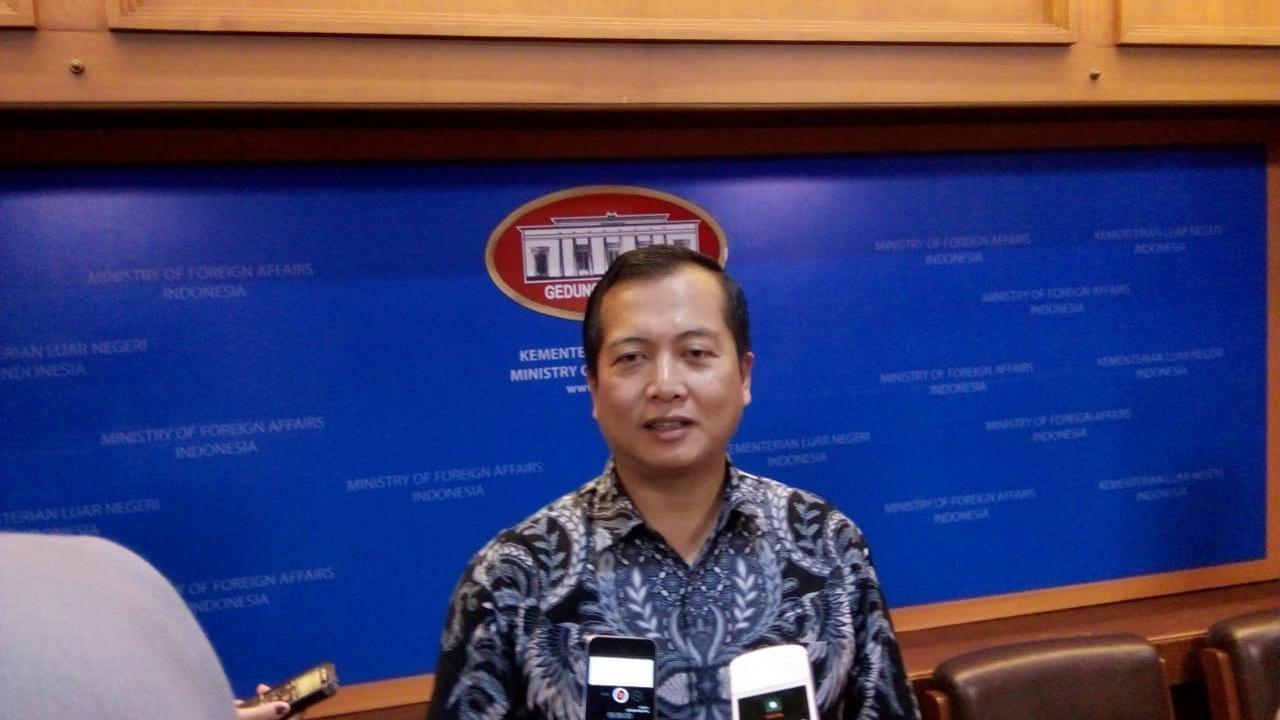Direktur Perlindungan Warga Negara Indonesia dan BHI Kementerian Luar Negeri, Lalu Muhammad Iqbal