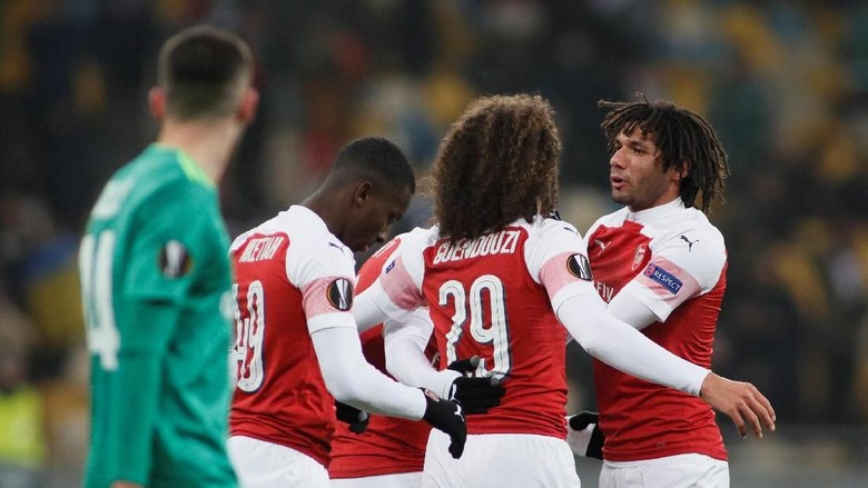 Arsenal menang 3-0 atas Vorskla Poltava