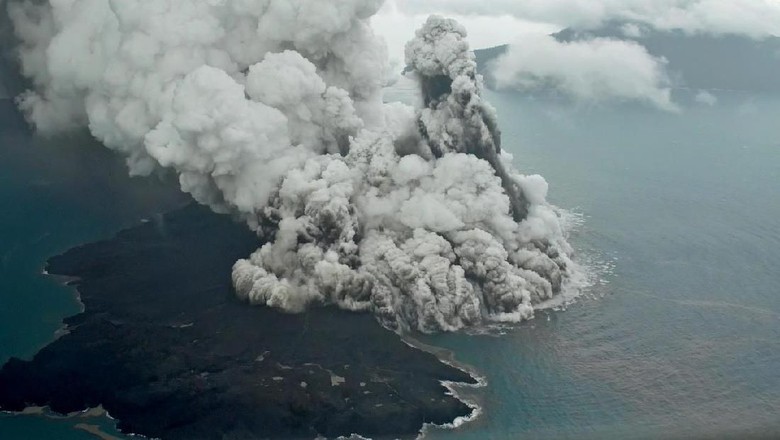Aktivitas Erupsi Anak Gunung Krakatau